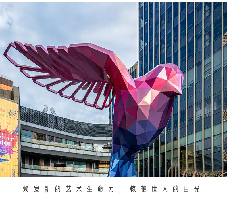 不锈钢燕子动物景观广场雕塑 不锈钢燕子动物景观广场雕塑