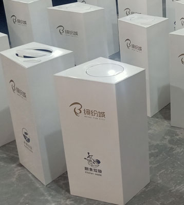 不锈钢双分类组合垃圾桶创意果皮箱 不锈钢双分类组合垃圾桶创意果皮箱