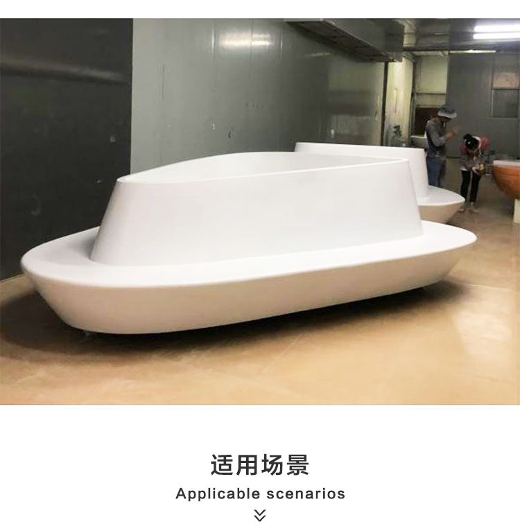 玻璃钢GRC树池坐凳移动户外异形景观花坛座椅 玻璃钢GRC树池坐凳移动户外异形景观花坛座椅