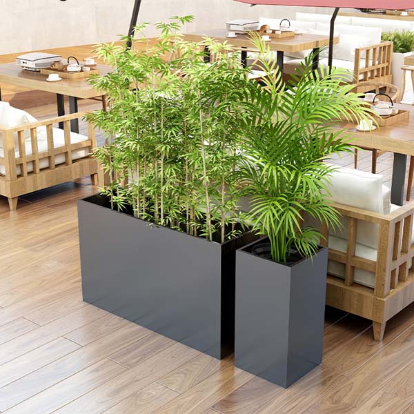 户外景观玻璃钢花箱长方形种植花箱 户外景观玻璃钢花箱长方形种植花箱