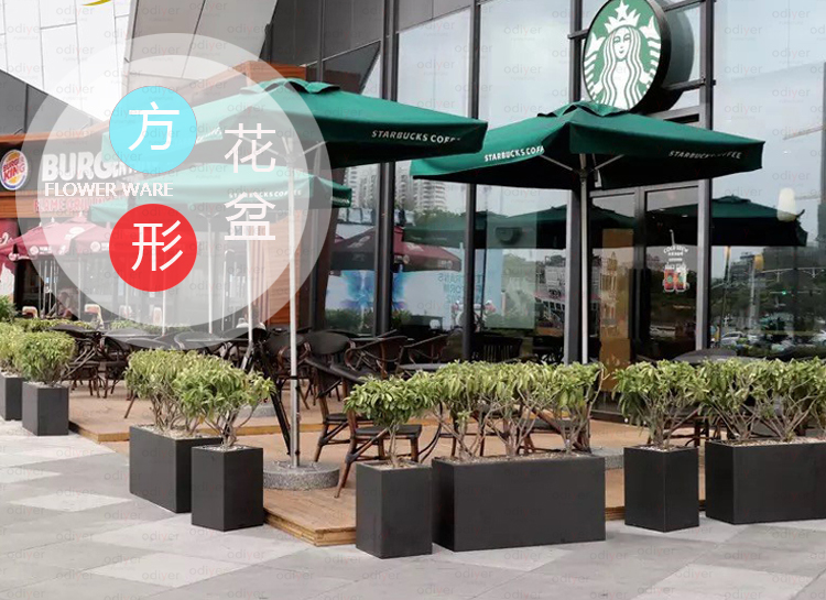 长方形玻璃钢花箱户外商业街市政景观花箱 长方形玻璃钢花箱户外商业街市政景观花箱