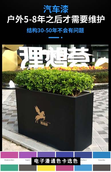 白色玻璃钢花箱市政街区景观花箱 白色玻璃钢花箱市政街区景观花箱