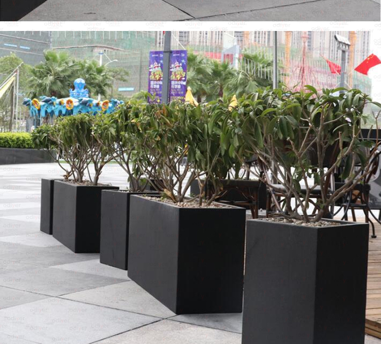 长方形玻璃钢花箱户外商业街市政景观花箱 长方形玻璃钢花箱户外商业街市政景观花箱