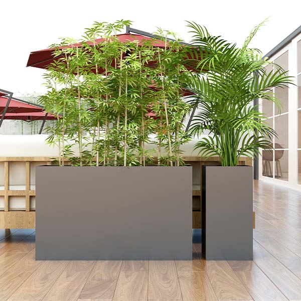 户外景观玻璃钢花箱长方形种植花箱 户外景观玻璃钢花箱长方形种植花箱