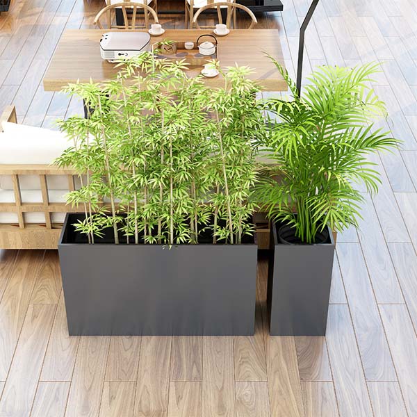 户外景观玻璃钢花箱长方形种植花箱 户外景观玻璃钢花箱长方形种植花箱