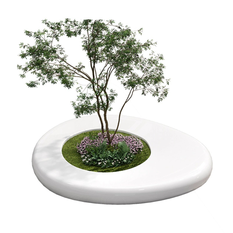 GRC树池花坛坐凳玻璃钢景观异形种植池 GRC树池花坛坐凳玻璃钢景观异形种植池