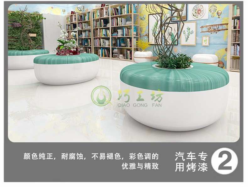 玻璃钢木面树池花坛坐凳广场公园圆形花池 玻璃钢木面树池花坛坐凳广场公园圆形花池