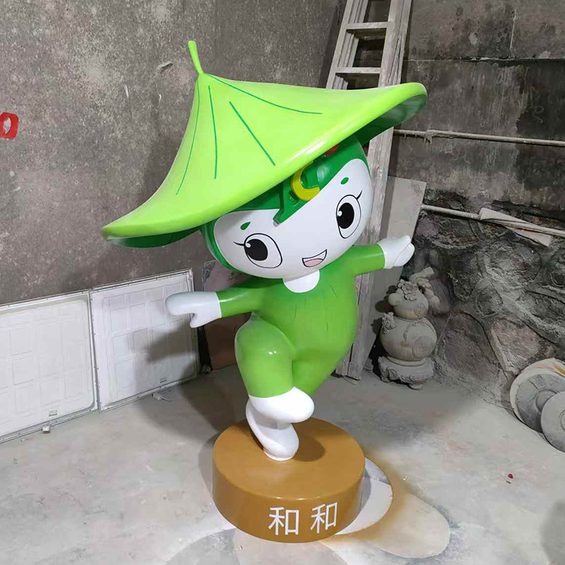 玻璃钢卡通雕塑学校公园幼儿园公仔玩偶摆件 玻璃钢卡通雕塑学校公园幼儿园公仔玩偶摆件