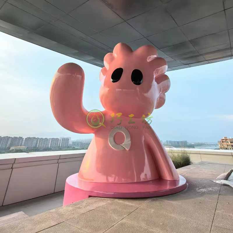 楼顶台阶玻璃钢雕塑卡通景观造型小品摆件 楼顶台阶玻璃钢雕塑卡通景观造型小品摆件
