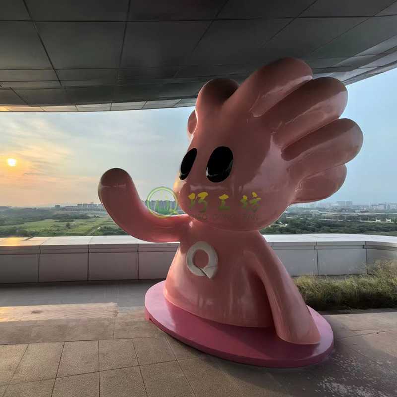 楼顶台阶玻璃钢雕塑卡通景观造型小品摆件 楼顶台阶玻璃钢雕塑卡通景观造型小品摆件