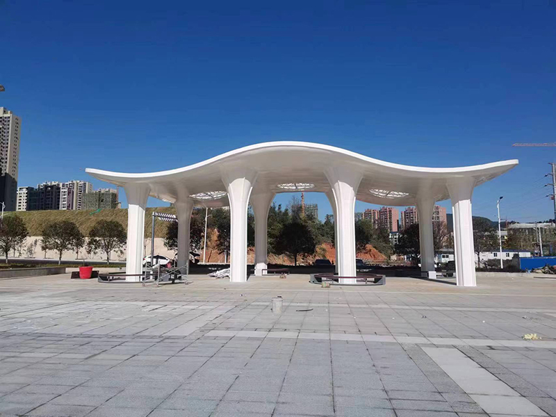 不锈钢廊架雕塑户外景观大型艺术摆件 不锈钢廊架雕塑户外景观大型艺术摆件