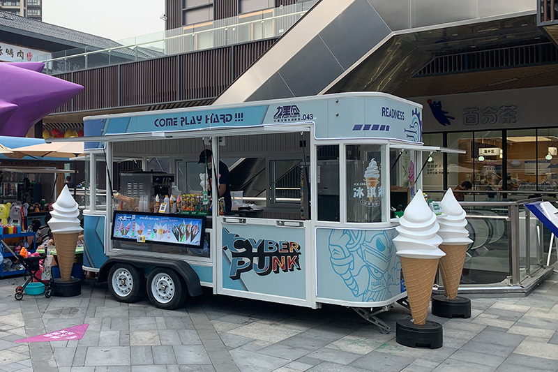 网红街景摆摊车不锈钢艺术摆摊车 网红街景摆摊车不锈钢艺术摆摊车