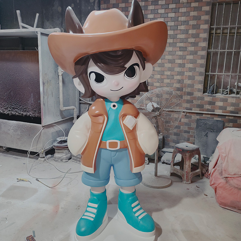 玻璃钢卡通人物雕塑艺术造型创意摆件 玻璃钢卡通人物雕塑艺术造型创意摆件