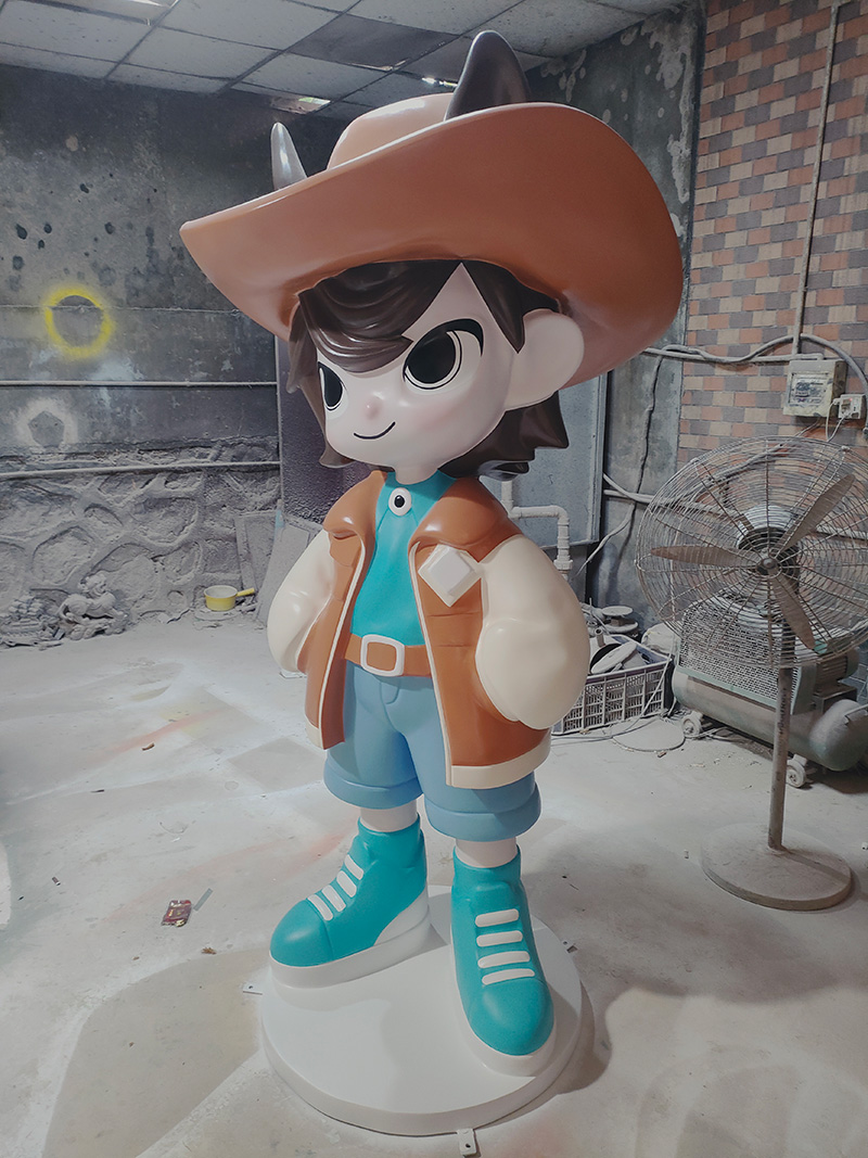 玻璃钢卡通人物雕塑艺术造型创意摆件 玻璃钢卡通人物雕塑艺术造型创意摆件